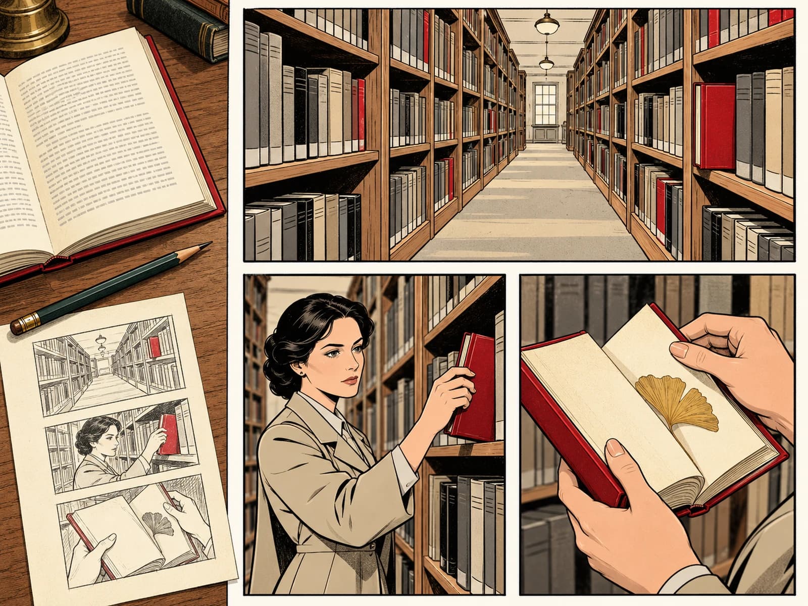 Story to comic example page made with KOMI