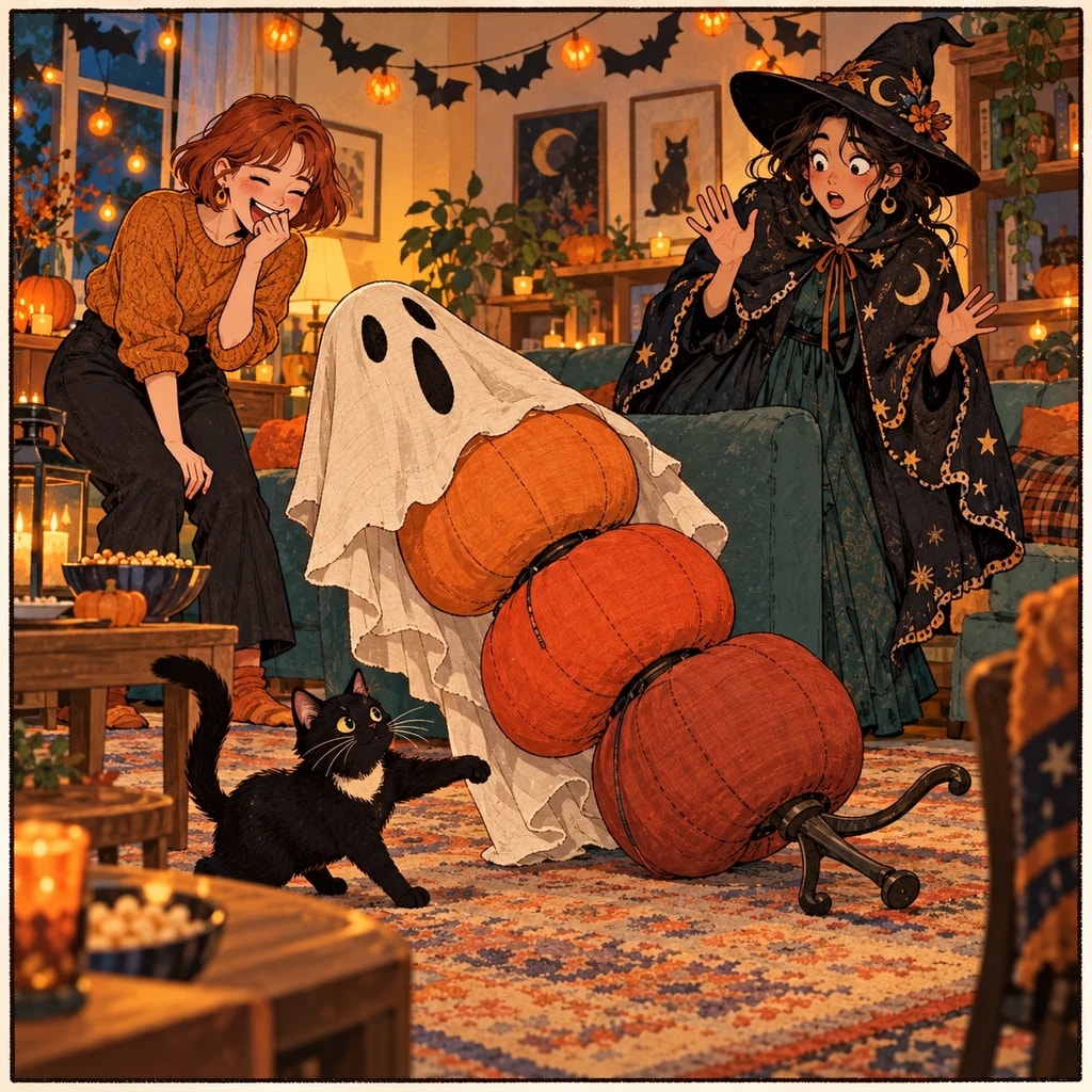Costume mix-up · a visual punchline