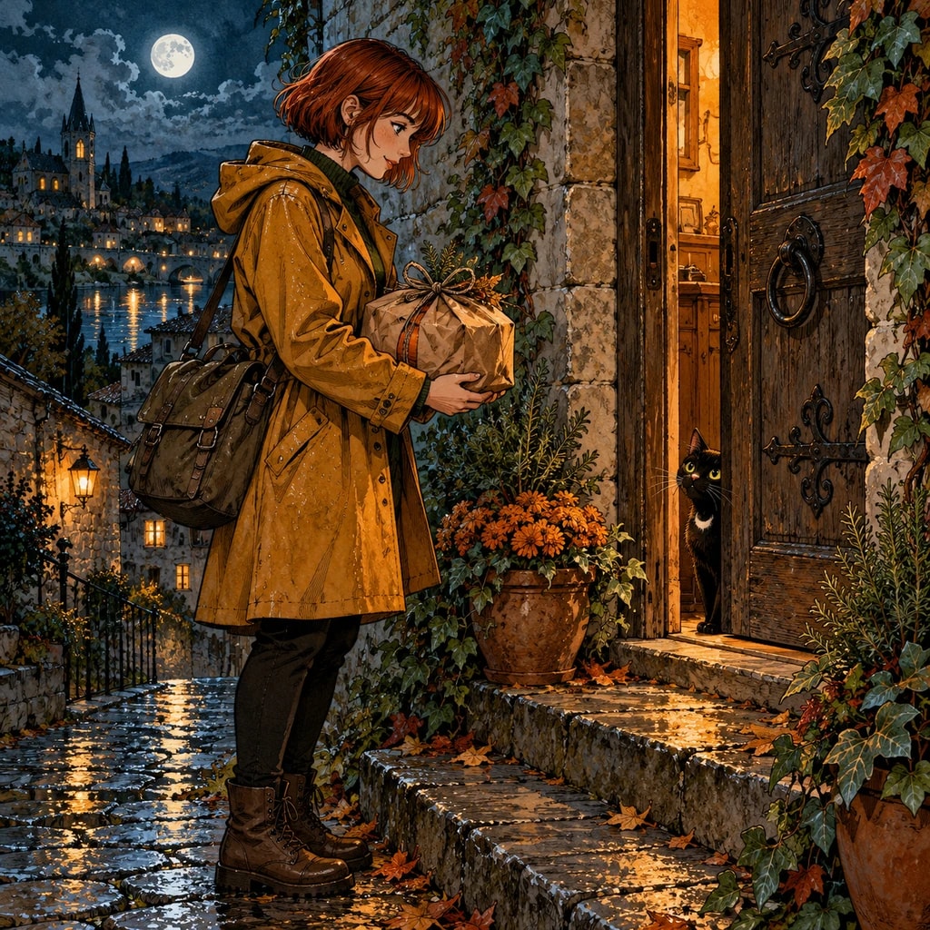 Moonlit doorstep · the setup