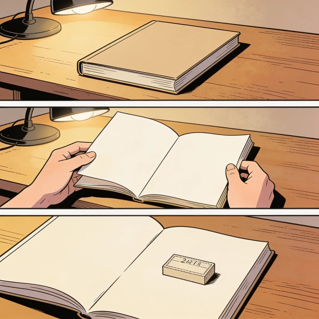 A manuscript becomes a sequence