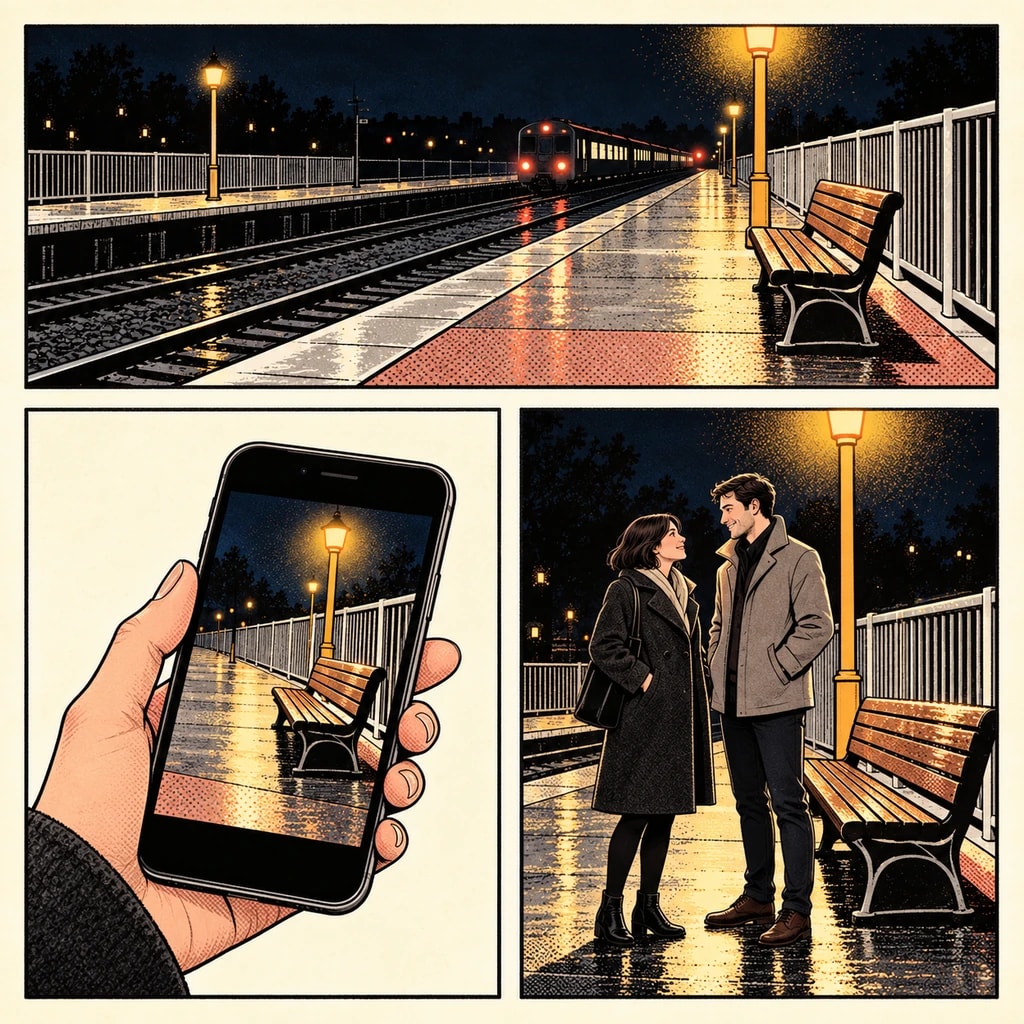 From scene to finished page