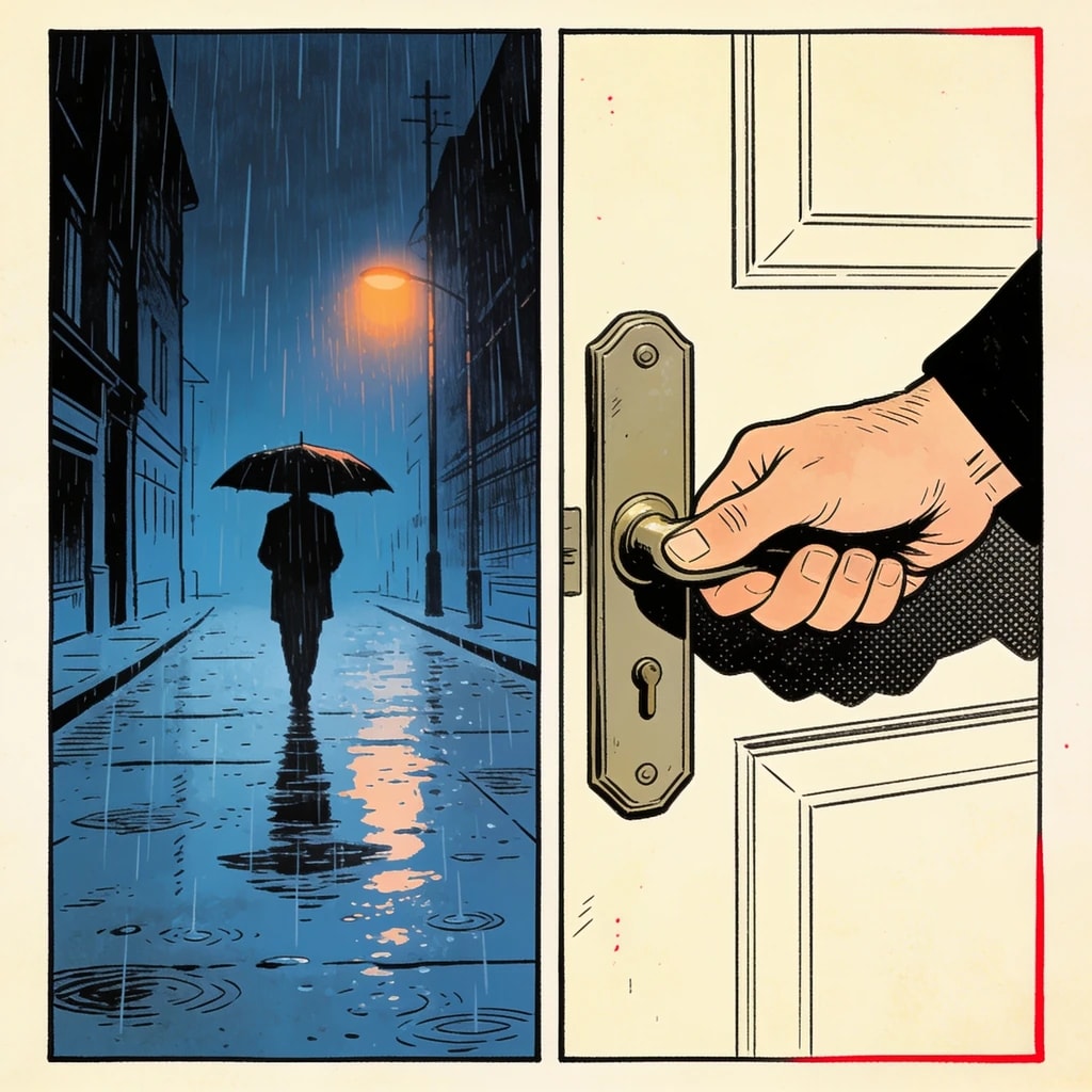 An opening with atmosphere