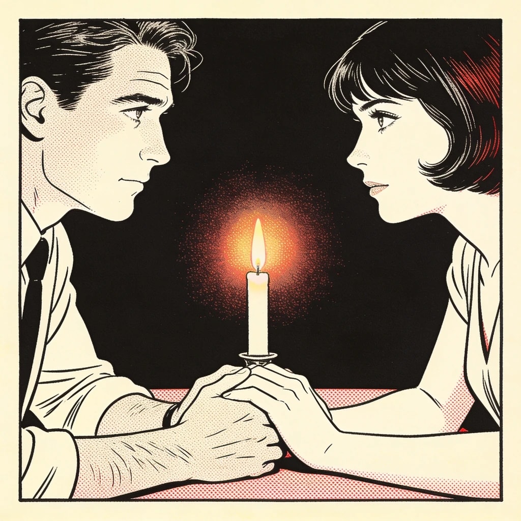 An encounter by candlelight